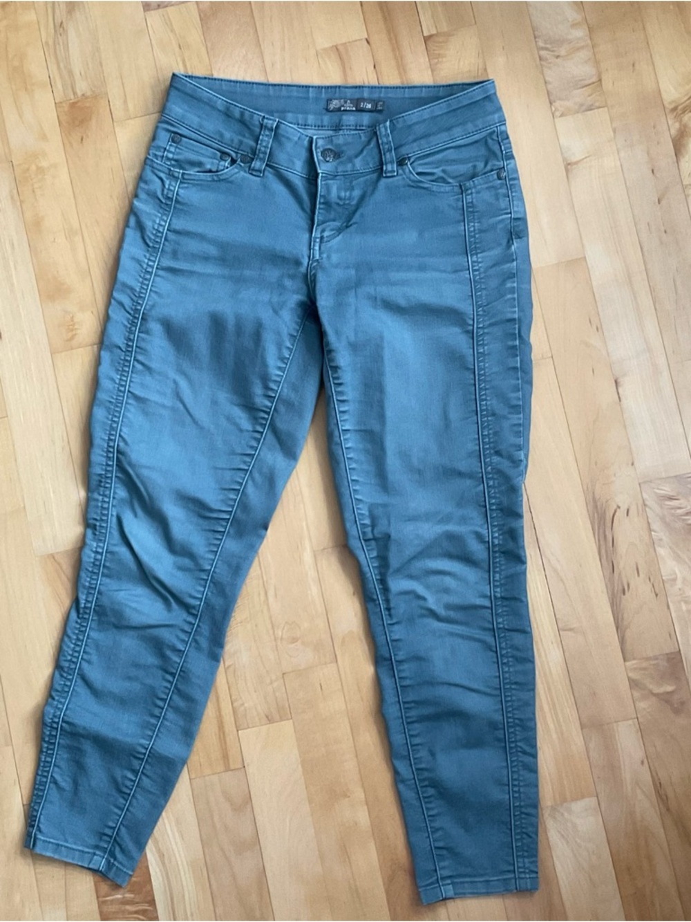 Prana Women's Ankle Crop Pants in Teal Blue